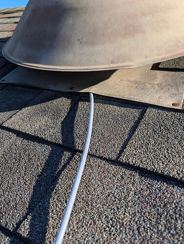 Antenna 3 coax under attic fan